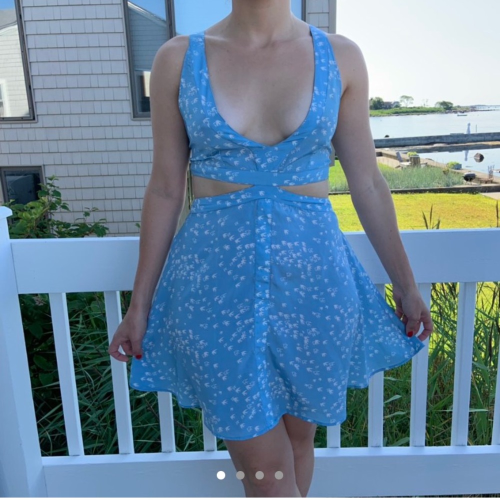 Topshop cutout bird dress, Size M